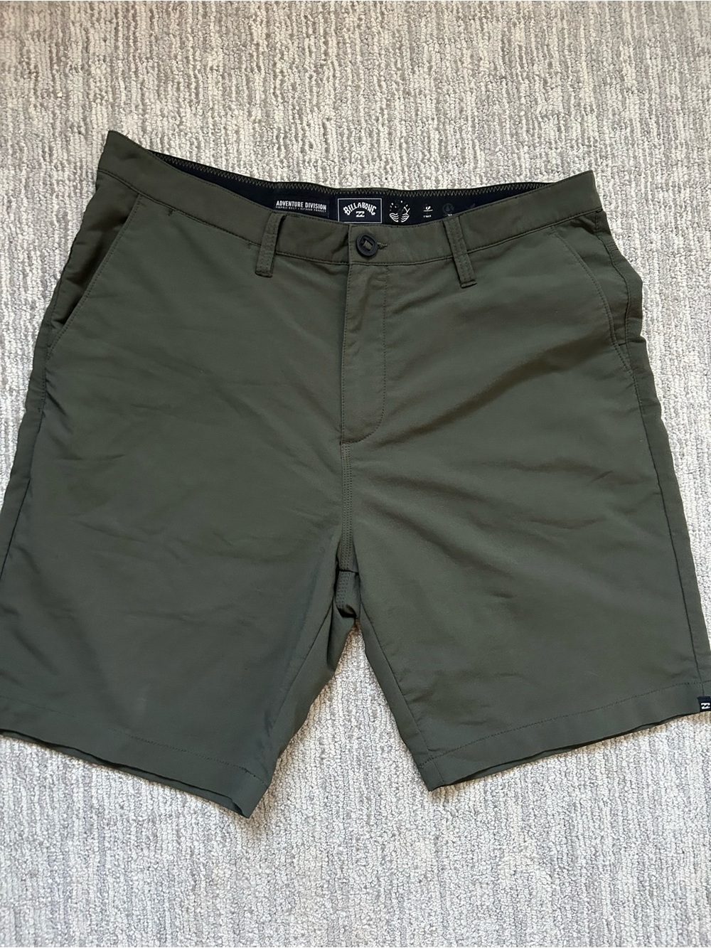 Billabong Olive Green Men's Hybrid Shorts